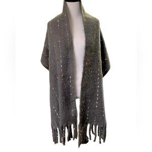 Treasure & Bond Gray Pashmina Wrap Scarf NWOT